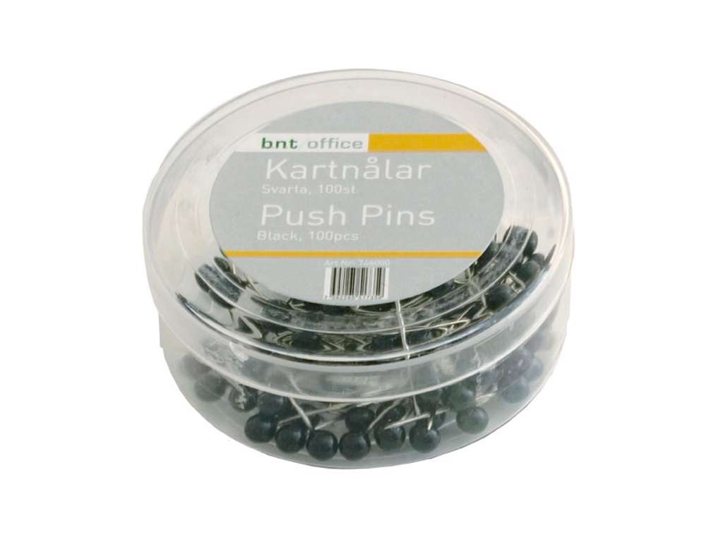 Kortnåle 4mmx20mm sort 100stk/pak