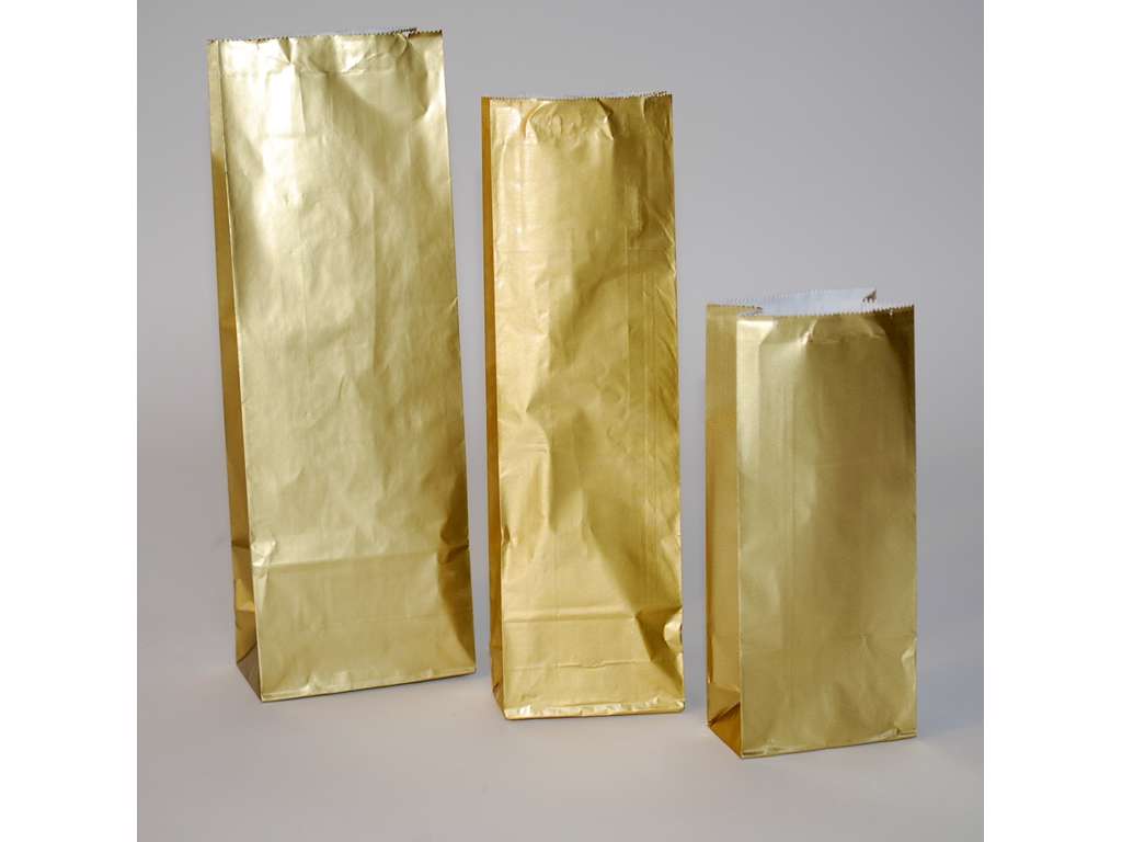 Kaffepose - Tepose  guld 125 gr. 