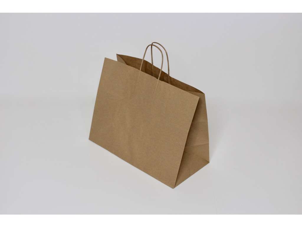Blomsterbæreposer brune 35x17x27 cm. 80g