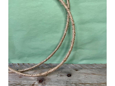 Metal ring natur 25 cm.