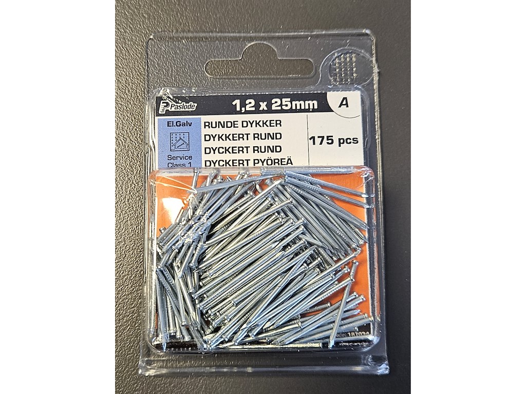 Runde dykkere SLZ1,2x25mm