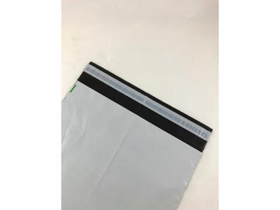 White/Grey shipping bag 40x60 cm - 100% Recycled - 100 pcs.