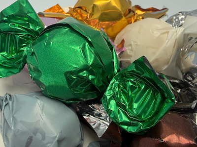 Chokoladekugler grønne - mint(1 kg.)