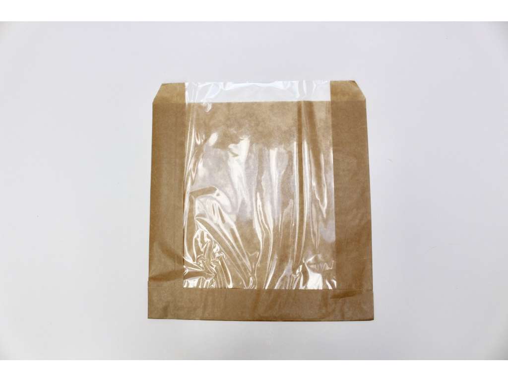 Sandwichpose brun 210x215mm