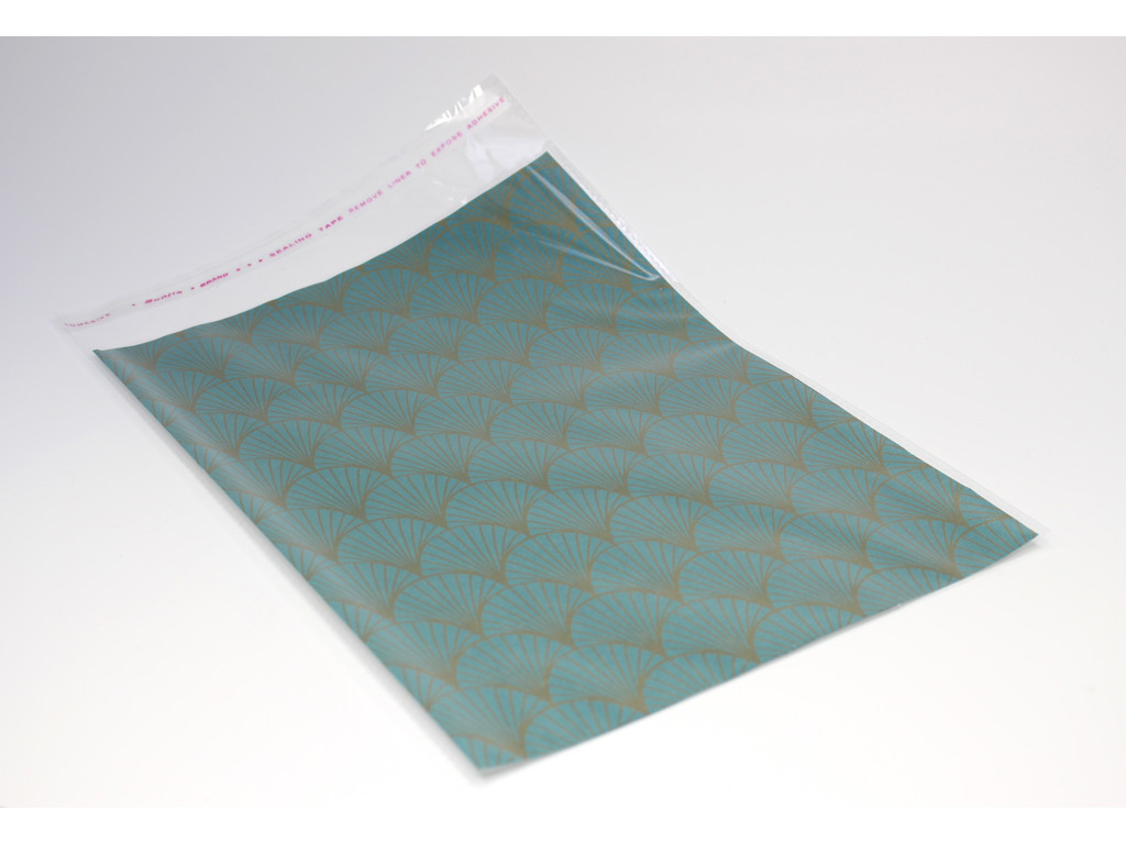 PP flat bags 21 x 30 cm with adhesive tape