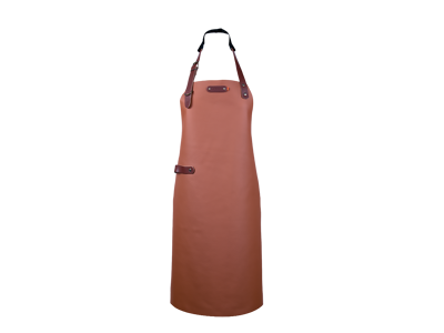 Leather apron cognac