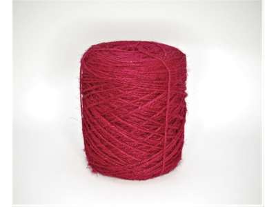 Flax cordel vinrød 1kg 470m