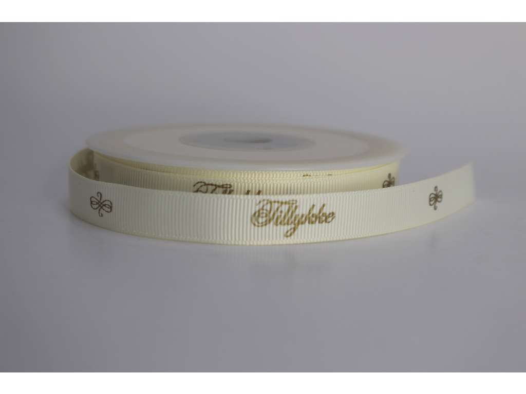Tillykke bånd creme 13mm x 20m