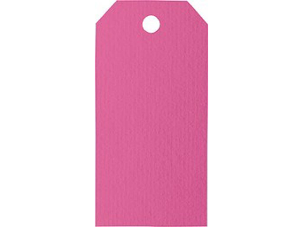 Manilla Tags 110g- 10 stk Cerise 48×96 mm