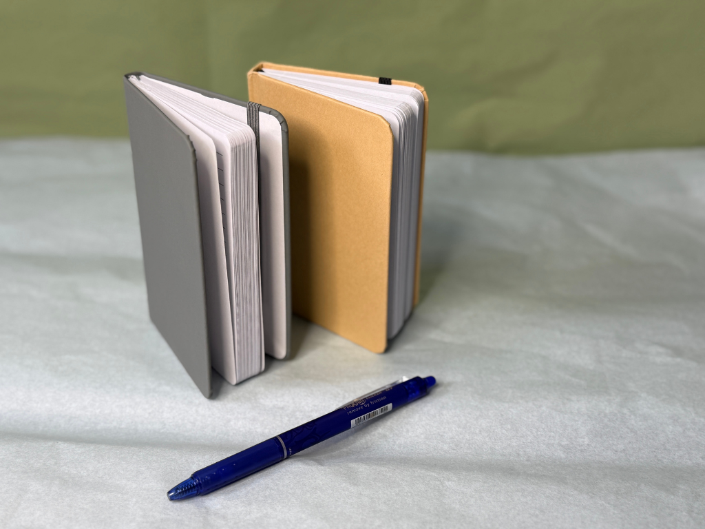 Notesbog A6, hardcover Grå - linieret