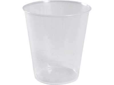 Flergangs snapseglas klar 4 cl. 5cm, Ø4,4cm