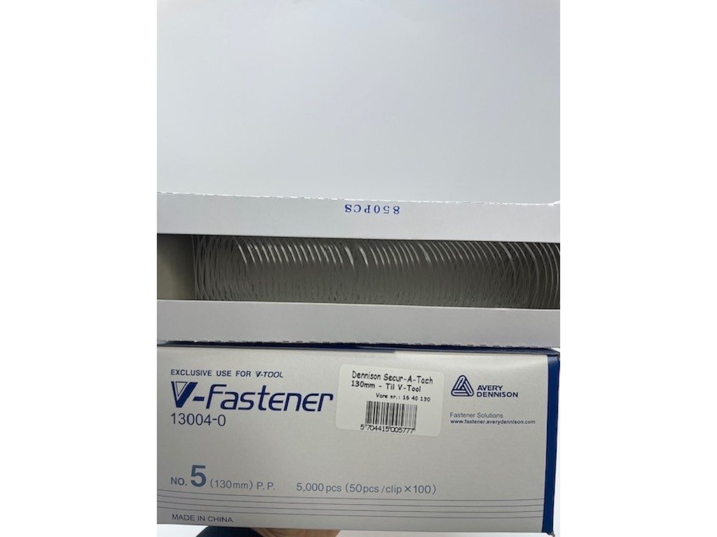 Dennison V-Tool snore 5" - 130mm 5x1.000 stk.