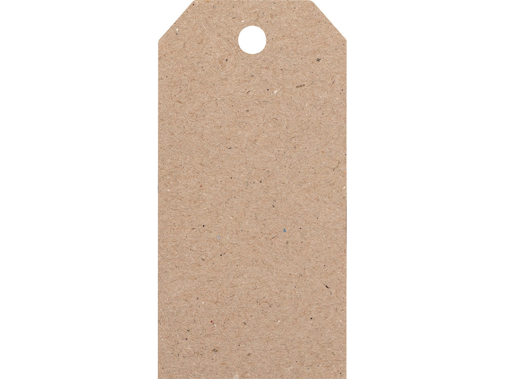 Manilla Tags 110g- 10 stk Natur/kvist 48×96 mm