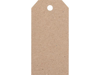 Manilla Tags 110g- 10 stk Natur/kvist 48×96 mm