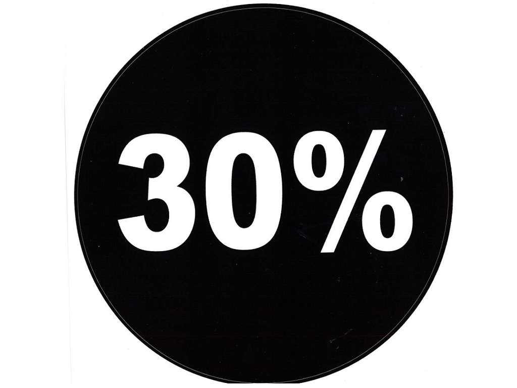 Labels ø 20cm 30% Black