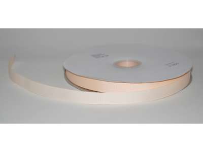 Silkebånd 16mm rillet Nude