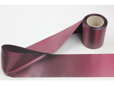 Wreath ribbon bordeaux 75 mm x 25 meter