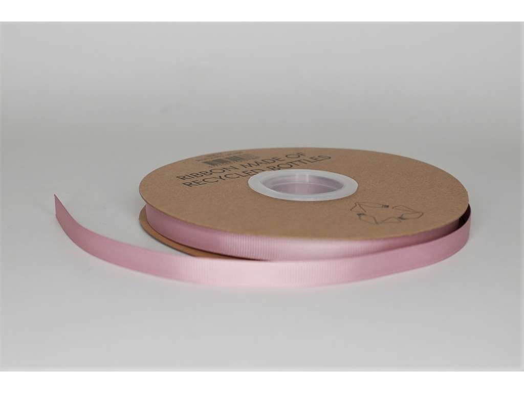 Recycle tape 9mm grooved gl. pink