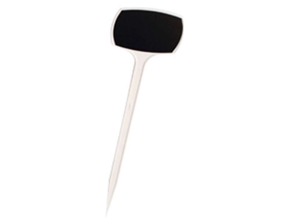 Plastic sign 45 cm Black