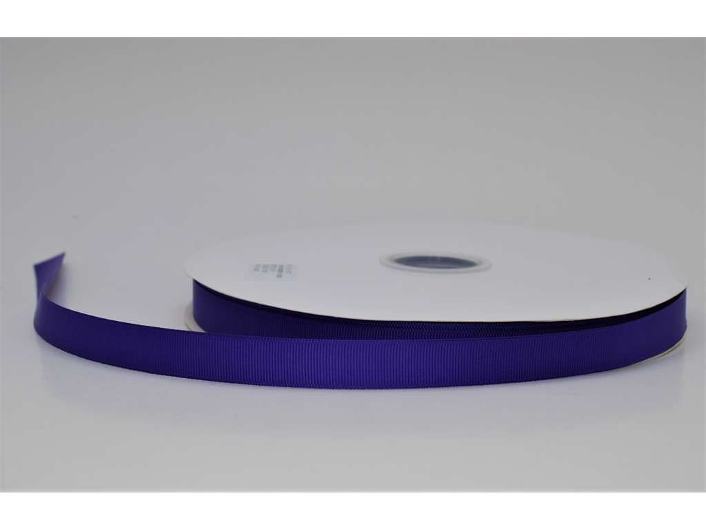 Silkebånd 16mm rillet purple