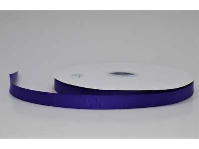 Silkebånd 16mm rillet purple