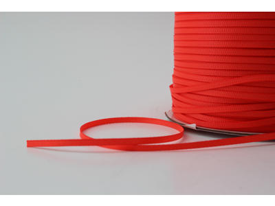 Silkebånd 3mm neon orange 320m