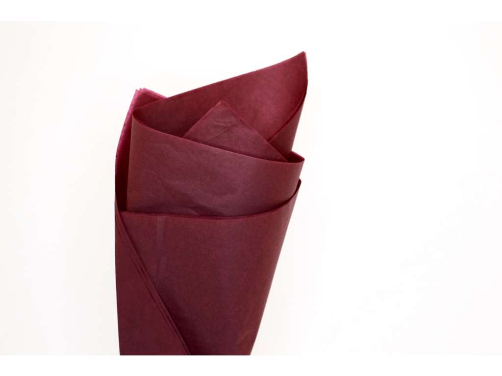 Silkepapir nr.72 Burgundy