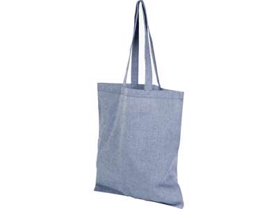Tote bags blue melange