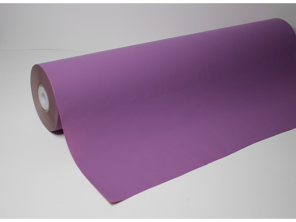 Blomsterpapir lilla / paars 70cm 