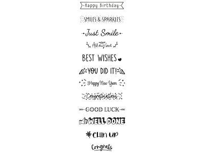 Trodat Creative Mini sæt Best wishes(mint)