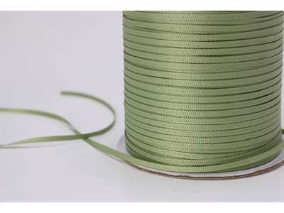 Silkebånd 3mm x 320 meter spring moss