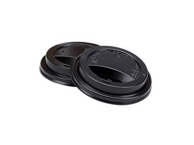 Lid for coffee cups 24cl black