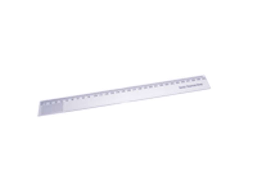 Lineal 30 cm. klar