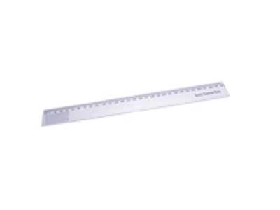 Lineal 30 cm. klar