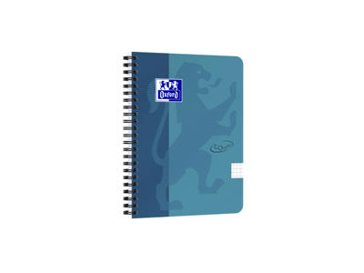 Notesbog Oxford TOUCH A5+ turkis kvadreret 90g
