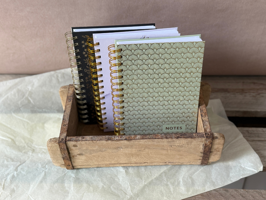 A5 Art Deco Spiral Notebook