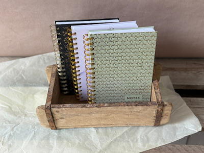 A5 Art Deco Spiral Notebook