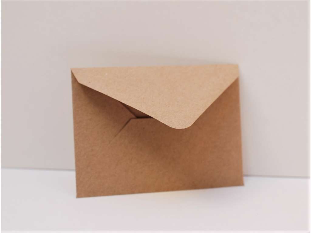 Brown envelopes 82x113mm (500)