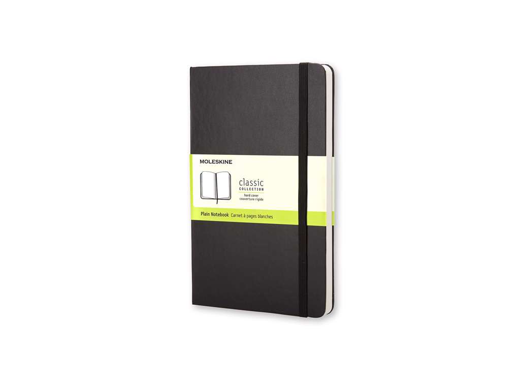 Moleskine Classic large black, Unlined