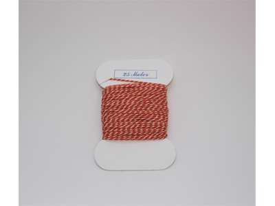 Cotton cord vnd. orange/white