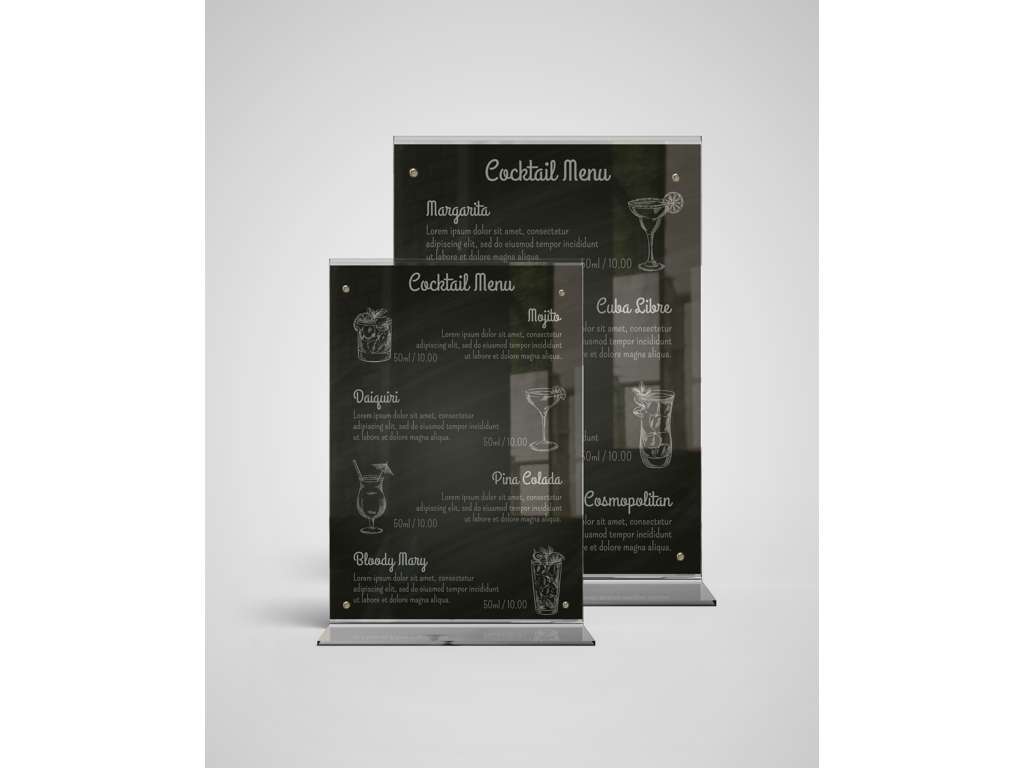 Securit Display Acrylic with magnet A5