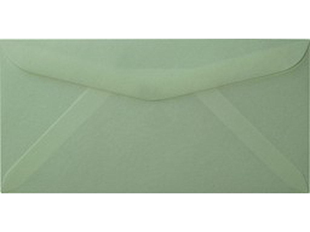 M65 Kuverter. Støvet grøn  220x110 mm (5 stk)