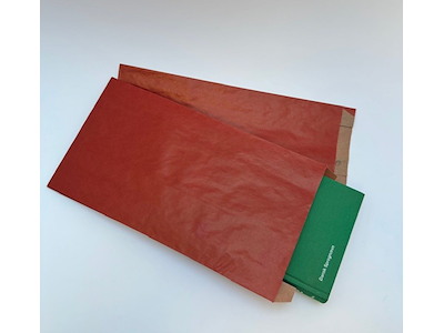 Red giftbags 18/5,5x35cm