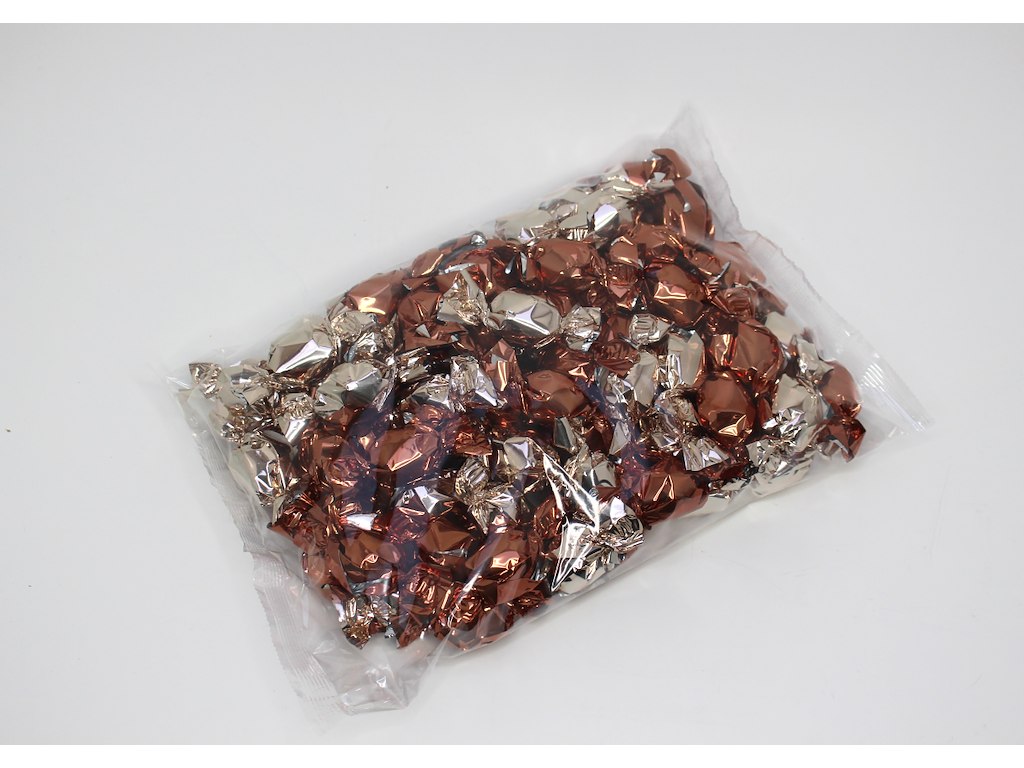 Chokoladekugler kobber/gylden vanilieknas 1 kg