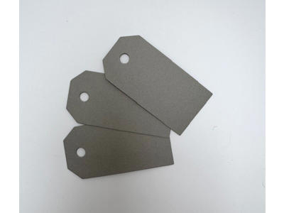 Grå manillamærker  92 - 4 x 8 cm 1000 stk pr. æske (23660-04)