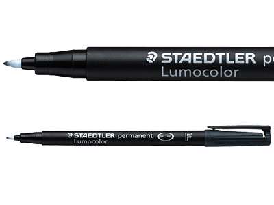 Lumocolor 318 fine sort 0.6 mm. 