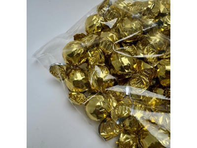 Chocolates with caramel filling gold 1kg. bag