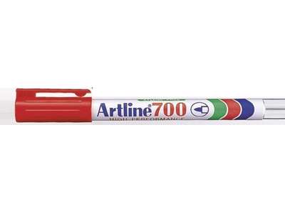 Artline 700 marker rød 0,7 mm.