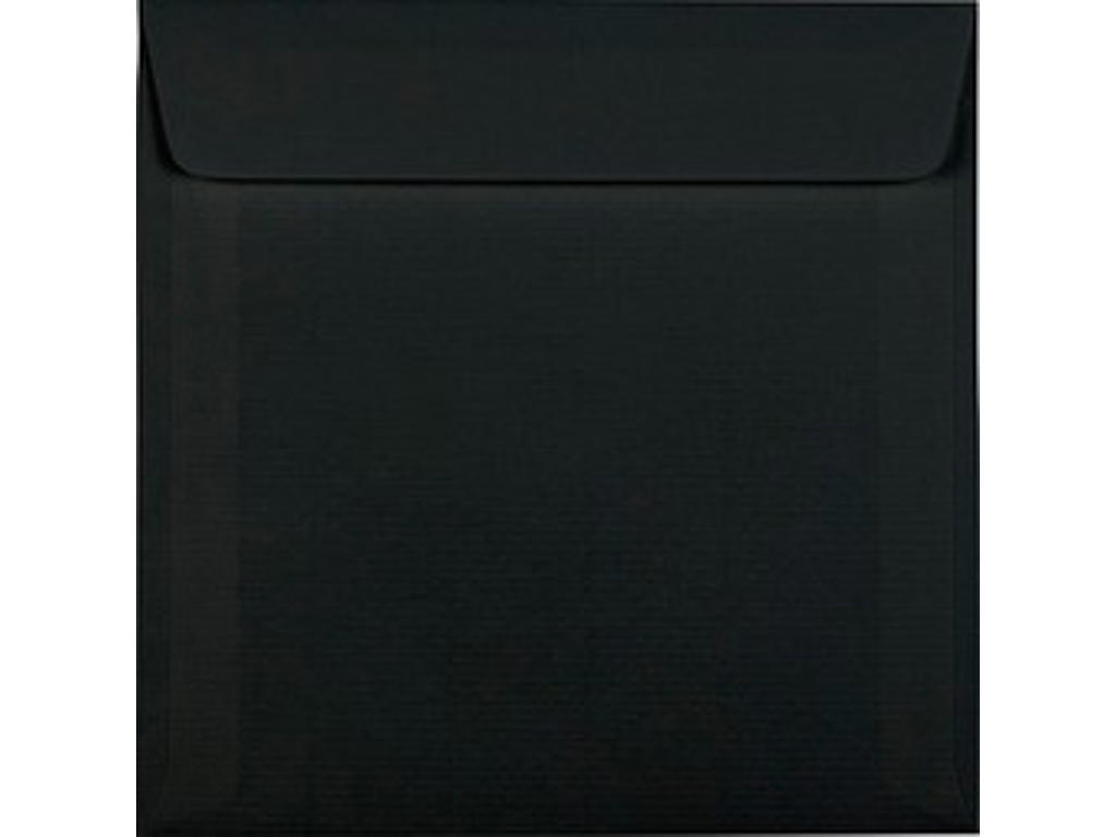 Kvadratiske Kuverter  110g Sort