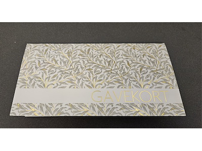 Gavekort bladmønster